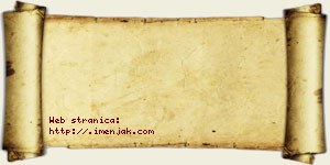 Atanasije Balzamović vizit kartica